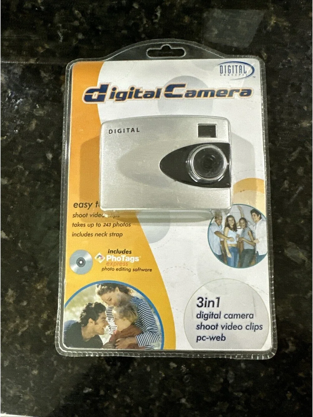 Digital Concepts Point & Shoot Digital Camera Silver